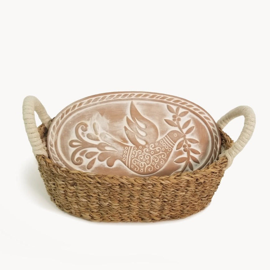Bread Warmer & Basket - Bird Oval - BagLunchproduct,corp