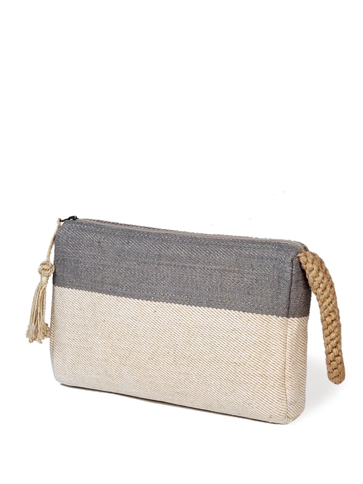 Block A Clutch - Gray - BagLunchproduct,corp