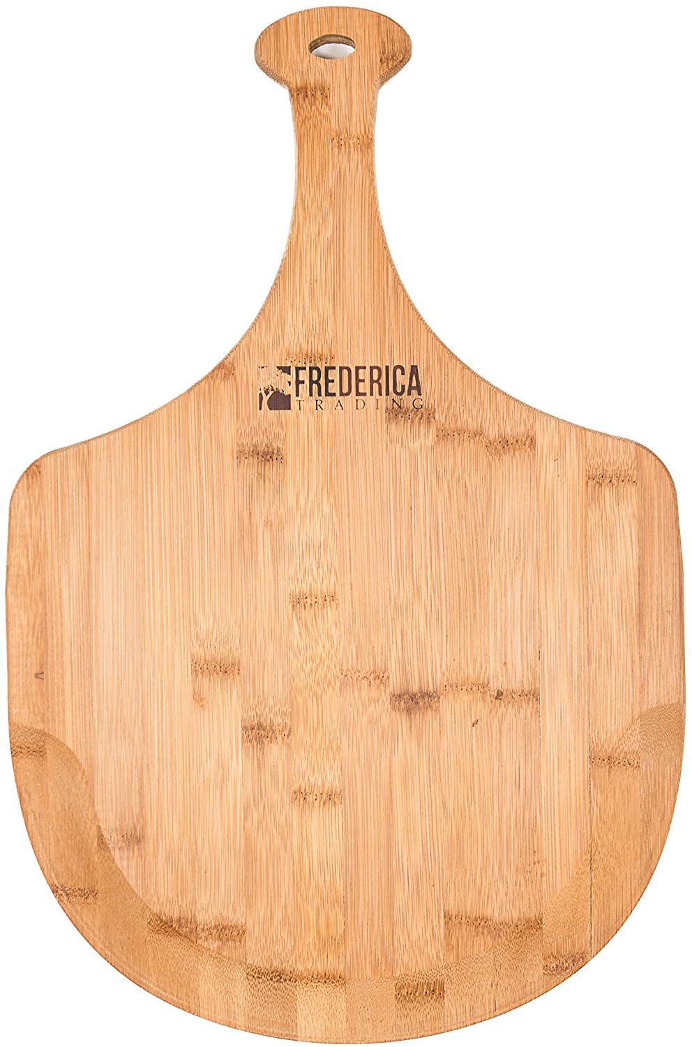 Premium Natural Bamboo Pizza Peel Paddle and Cutting Board (For Pizza, Fruit, Vegetables, Cheese) - BagLunchproduct,corp