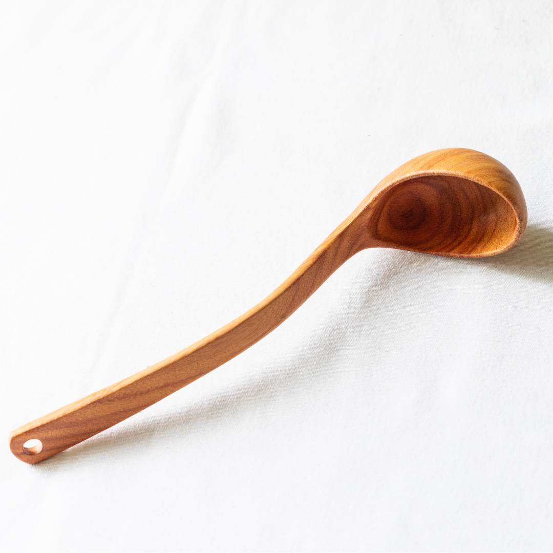 Hand Carved Wood Ladle