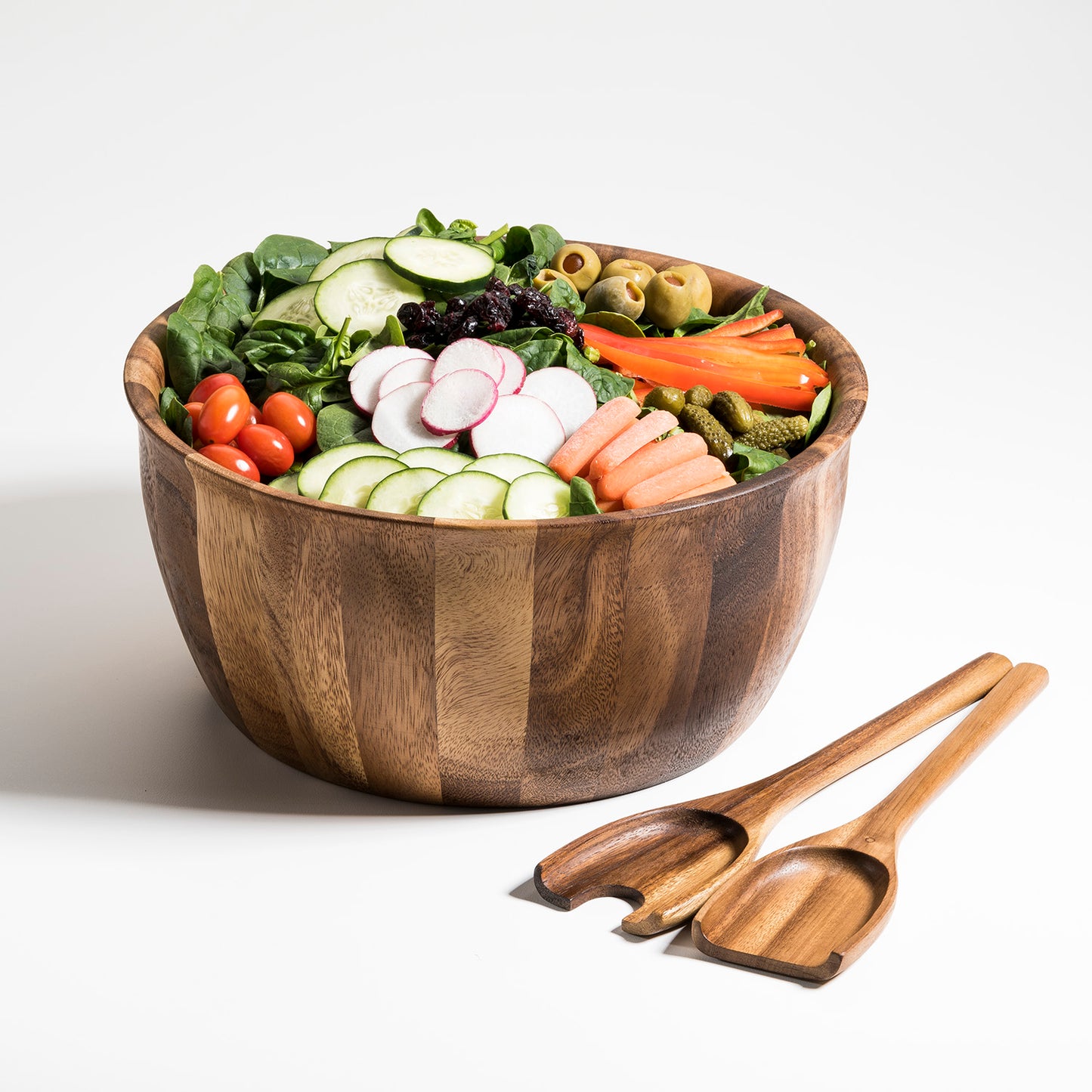 Soro Xtra Large Salad Bowl with Servers - BagLunchproduct,corp