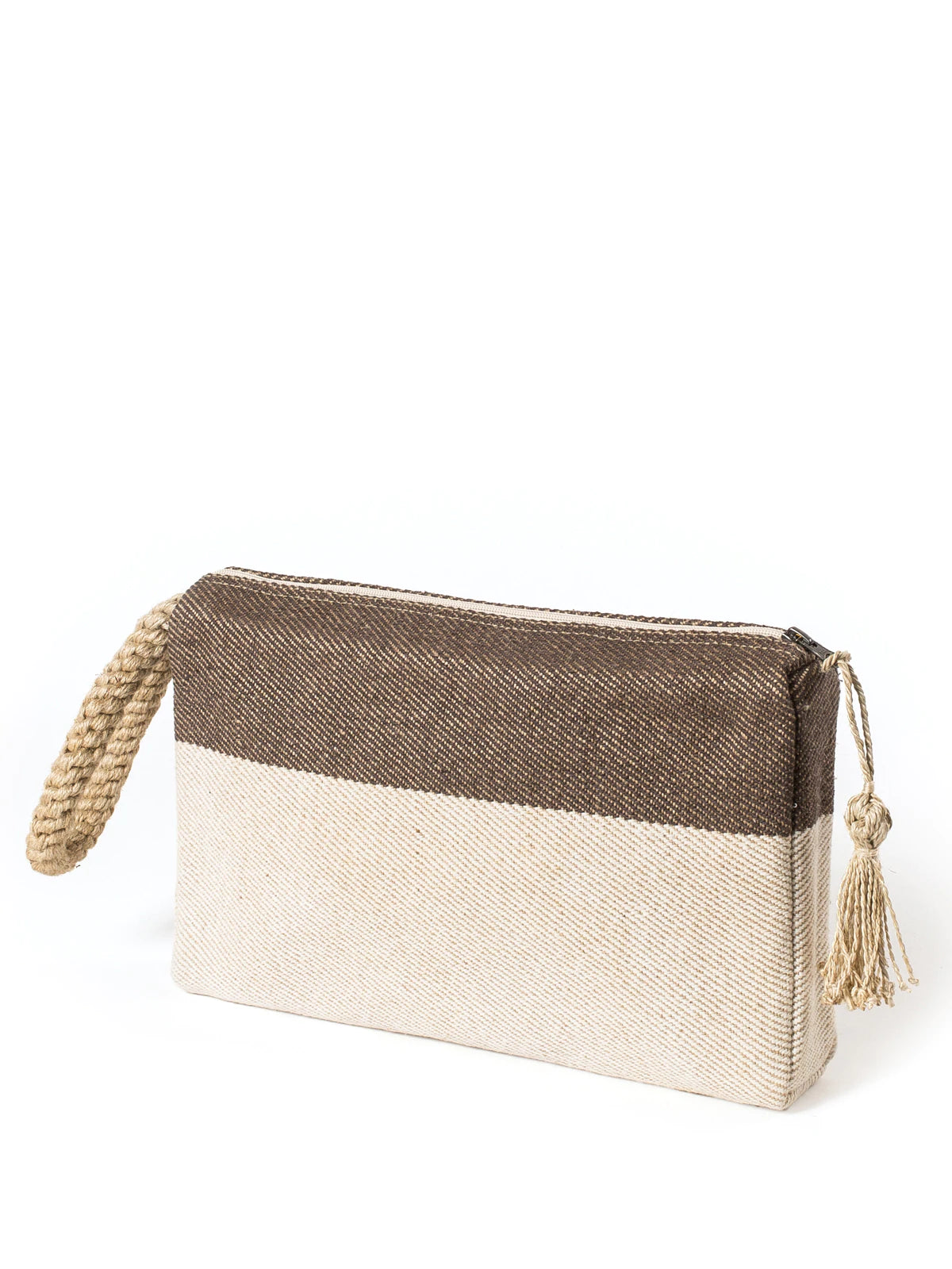 Block A Clutch - Brown - BagLunchproduct,corp