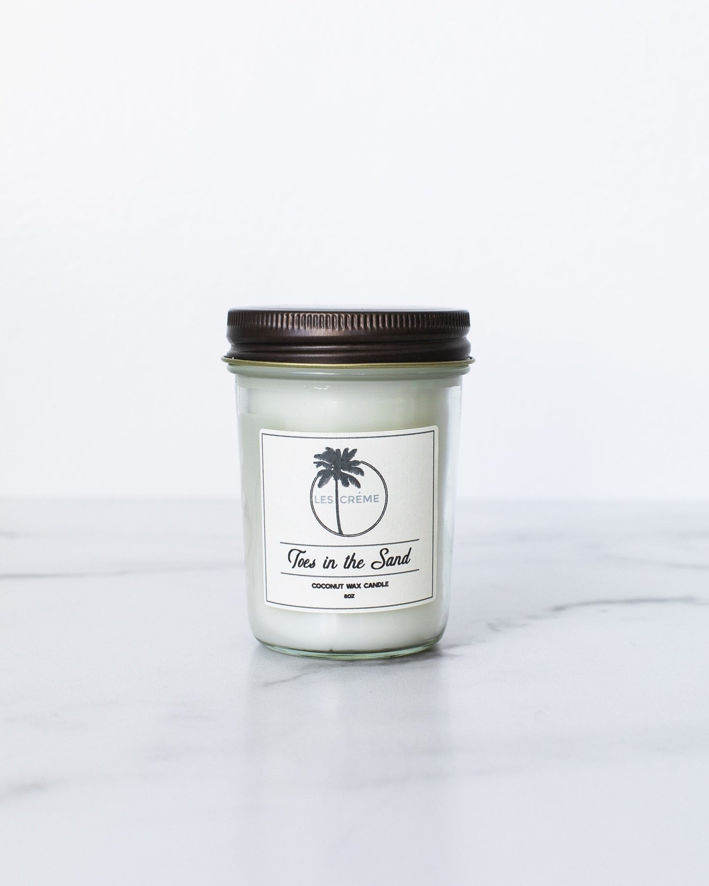 Toes in the Sand Scent Coconut Wax Candle - BagLunchproduct,corp