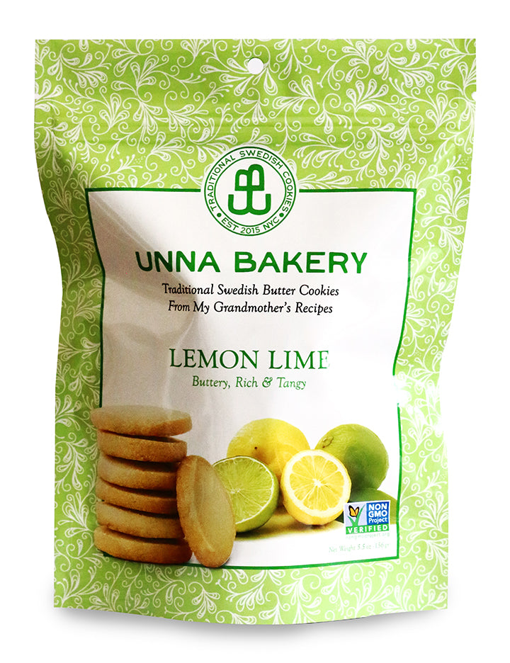 Lemon Lime Cookies - 5.5oz Bag (1 case - 6 units) - BagLunchproduct,corp